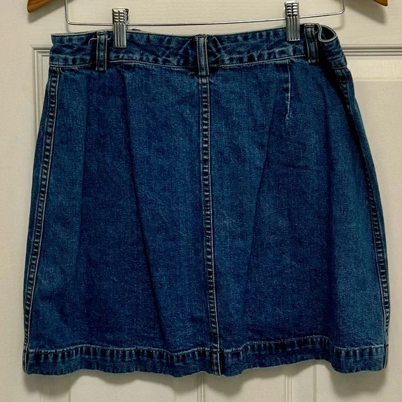 Vintage Gap Blue Jeans denim A line miniskirt🫶 - Picture 4 of 6